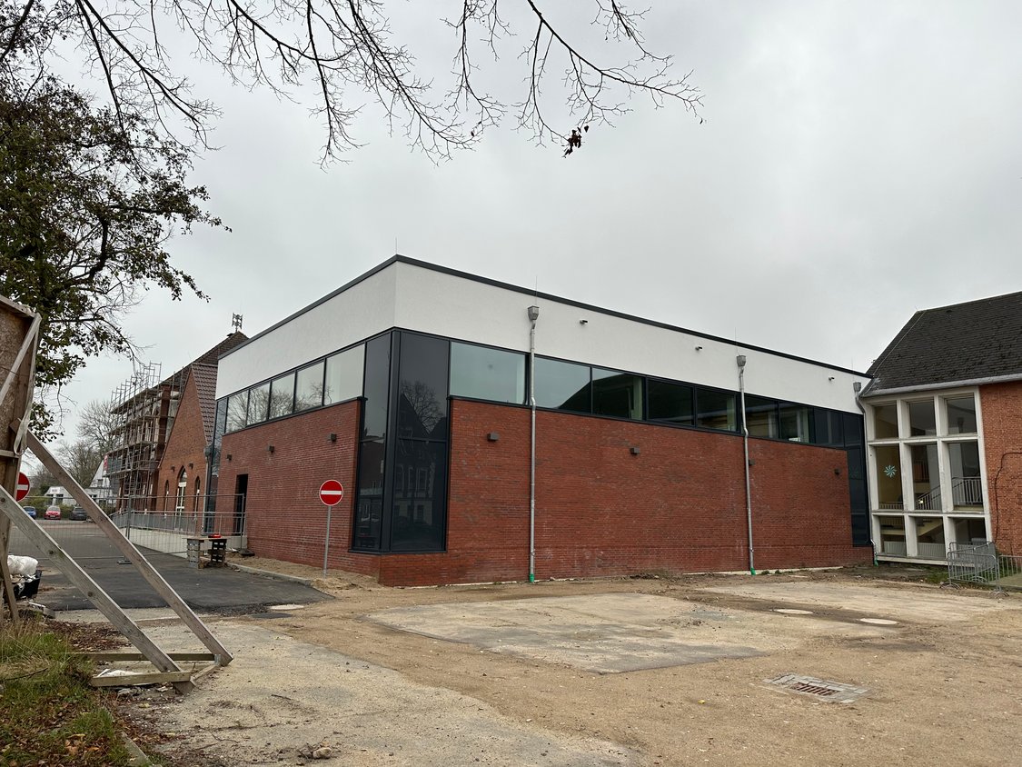 Neubau Turnhalle der Schule am Ostertor Außenansicht